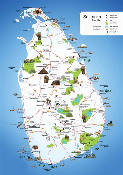 Boc Travels Travels Map In Sri Lanka