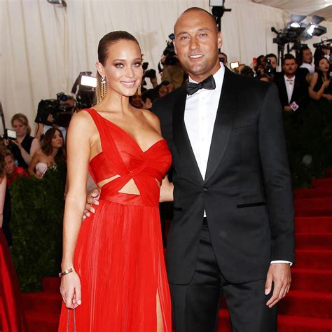 mlb legend derek jeter unveils unseen photos of wife hannah jeter from their iconic commercial