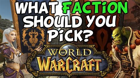 Alliance Vs Horde What Faction Should You Pick In World Of Warcraft