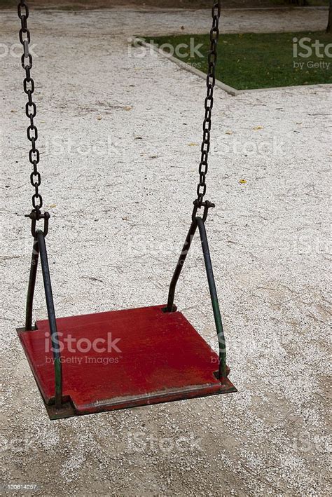Empty Wooden Swing Stock Photo Download Image Now Chain Object