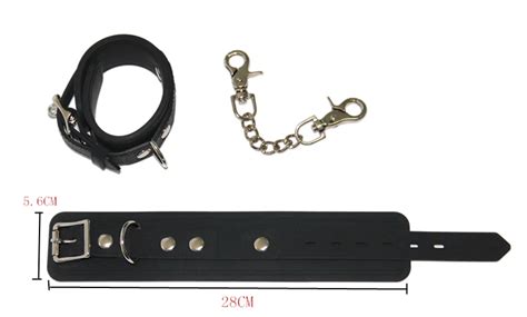Sex Bondage Sm Products Bundle With The Handcuffs Collar Anal Plugs Gag