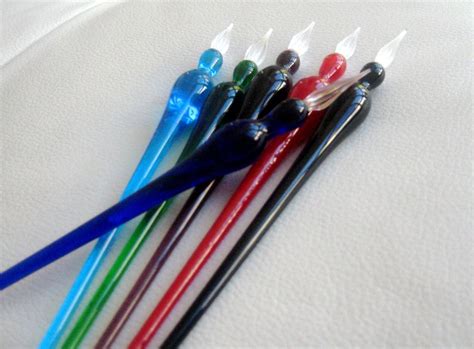 Hand Blown Glass Calligraphy Pen 1500 Via Etsy Unique Pens