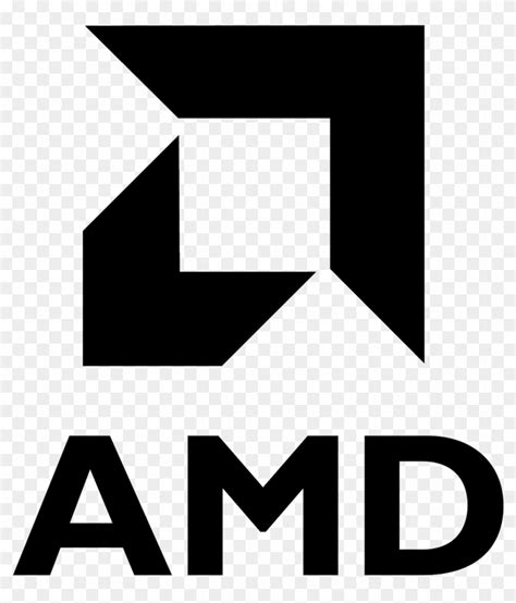 Amd Logo Png Amd White Logo Png Clipart 797452 Pikpng
