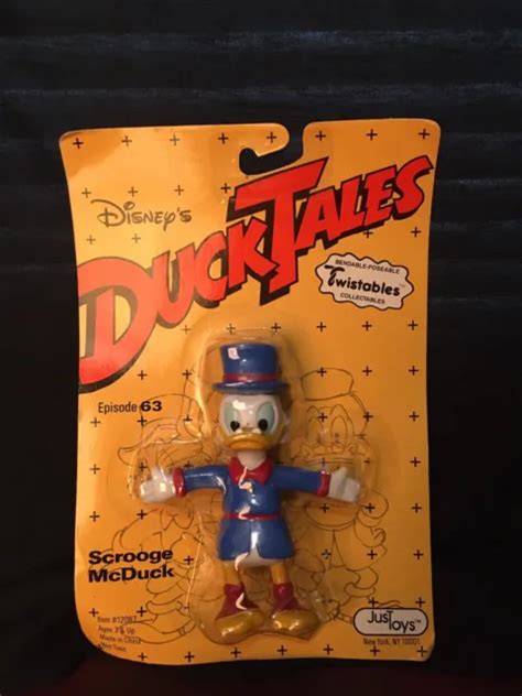 Ducktales Scrooge Mcduck Twistables Poseable Figure Sealed Just Toys