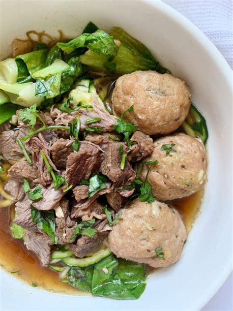 Thai Beef Noodle Soup Whole Paleo A Dash Of Dolly