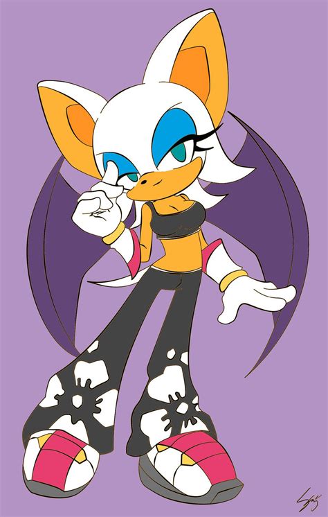 Sonic Riders Rouge Base Color By Shadystar95 On Deviantart