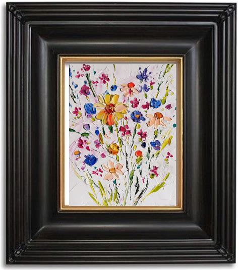 Daisy Painting Original Art Small Impasto Oil Painting Flora Inspire