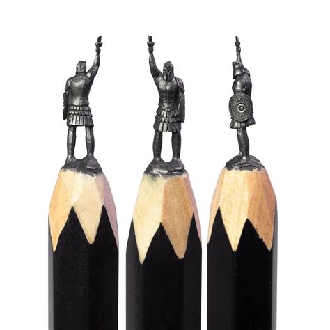 Microsculptures By Salavat Fidai - ARTWOONZ | Pencil carving, Sculpture ...