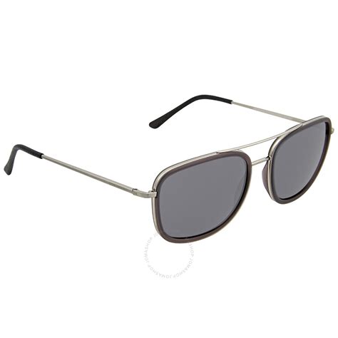 Burberry Gunmetal Grey Aviator Sunglasses Burberry Sunglasses Jomashop