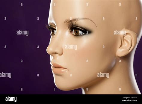Closeup Of Mannequin Face Stock Photo Alamy
