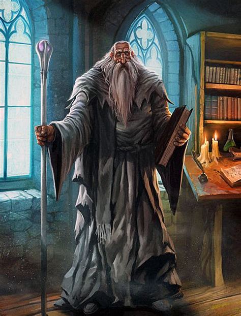Old Wizard Fantasy Wizard Dungeons And Dragons Characters Fantasy Rpg