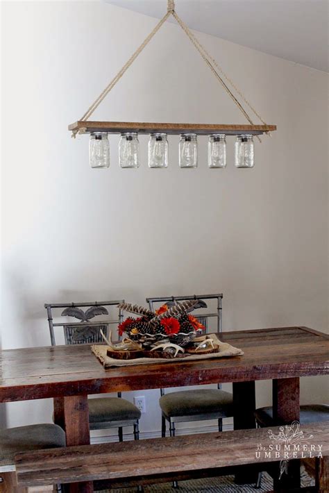 How To Upcycle Mason Jars Into A Chandelier