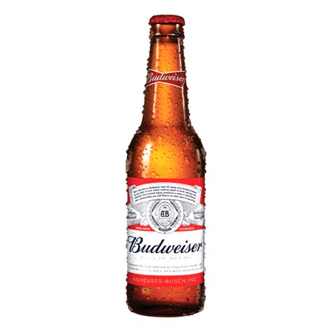 Budweiser Bottle American Pale Lager Beer 330ml Boozyph Online