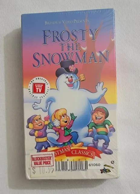 Sealed Vhs Tape Frosty The Snowman Christmas Classic Tv Special