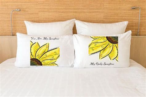 Sunflower Pillowcase You Are My Sunshine Pillowcase You Are Etsy