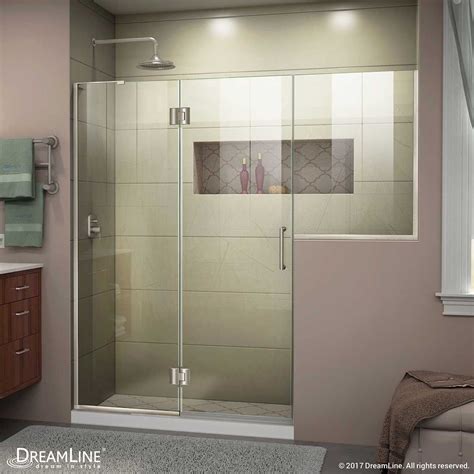 Tempered or toughened glass is a type of safety glass processed by controlled thermal or chemical treatments to increase its strength compared with normal glass. Unidoor-X 72" H Tempered Glass Frameless Hinged Shower Door
