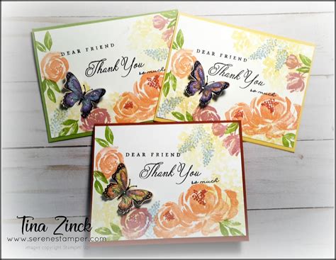 The Serene Stamper Beautiful Friendship Thank You Cards