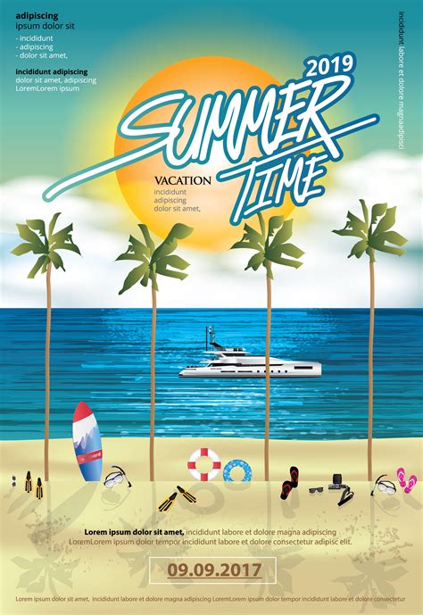 Summer Retro Poster Download Free Vectors Clipart Graphics And Vector