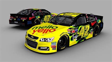 Mello Yellow Fictional Racing Nascar Race Cars Nascar Cars Indy Car