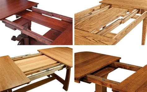 Self Storing Amish Table Leaves Countryside Amish Furniture