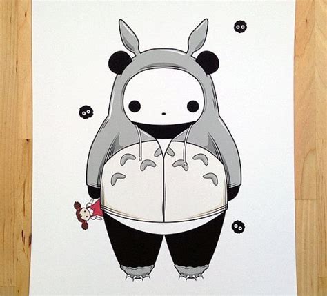 Pin By Karina Paniccia 🐼 On Panda Panda Art Totoro Cartoon Panda