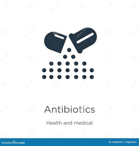 Antibiotics Icon Vector Trendy Flat Antibiotics Icon From Health And