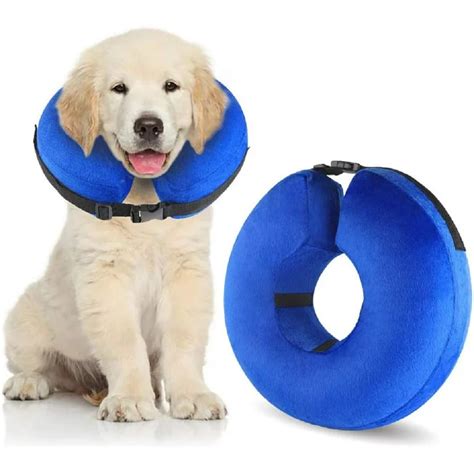 Meidong Protective Inflatable Cone Collar For Dogs And Cats Soft Pet