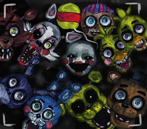 Fnaf 2 Too Late Theyre Already Here Speedpaint By Al Ix On Deviantart