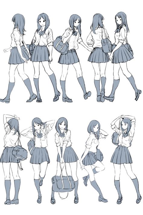 Pose Reference Anime Walking Pose Whitetiger Wallpaper