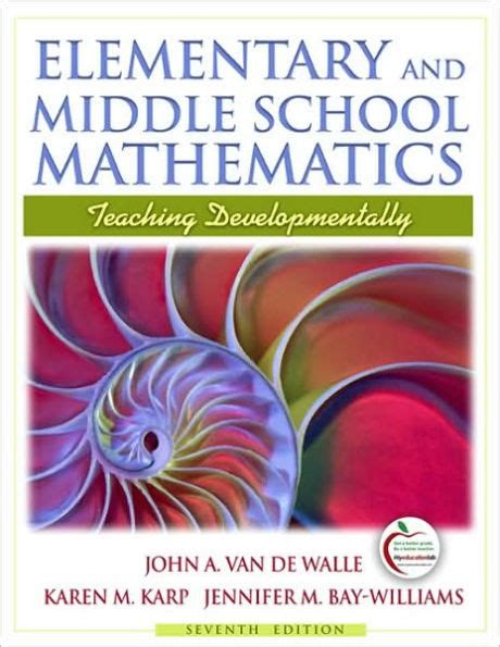 Elementary And Middle School Mathematics Teaching Developmentally