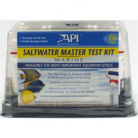 Api Saltwater Aquarium Liquid Master Test Kit Fish Tank Aquarium