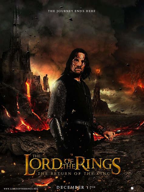 The Lord Of The Rings The Return Of The King Movie Poster Etsy