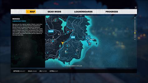 Just Cause 3 Lacos Map Maping Resources