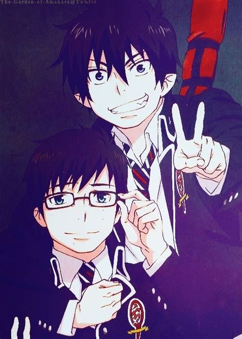 Rin And Yukio From Blue Exorcist Manga Anime Anime Echii Anime Guys