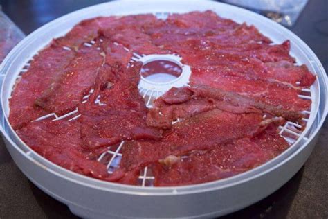 It also saves time in the dehydrator because the meat isn't dripping wet from the marinade. Korean Beef Jerky • Steamy Kitchen Recipes Giveaways