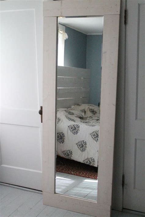 Live edge wormy spalted maple mirror with shelf, country style/rustic, handmade, unique, wall decor, home decor, church window shape. Oversize Full Length Mirror with Barnwood Frame Ships ...