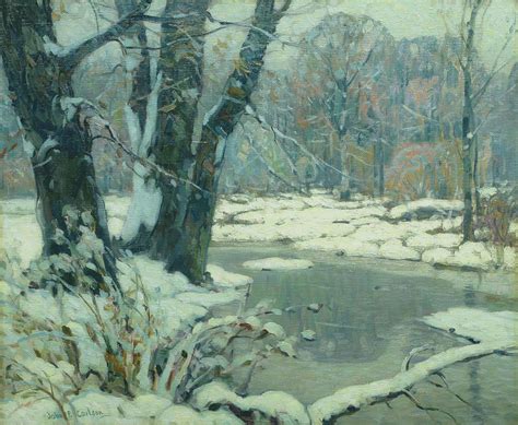 Carlson Painting Silvered Brook By John F Carlson In 2020 Winter