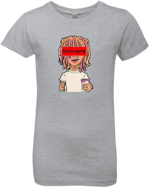 Lil Pump Gucci Gang Girls Princess T Shirt T Shirts Shirt Clipart