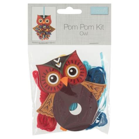 Pom Pom Kit Owl Quilt Yarn Stitch