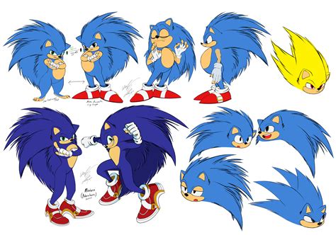 Sonic The Hedgehog Illustration Sheet Revised By Gunzcon On Deviantart