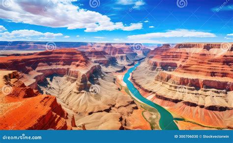 National Grand Canyon Landscape Stock Illustration Illustration Of