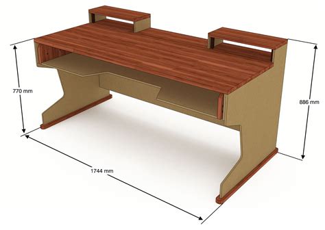 Diy Studio Desk Plans Home Studio Desk Studio Desk Diy Storage Shed