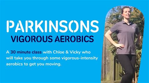 Vigorous Intensity Aerobics With Chloe And Vicky Parkinsons Uk Youtube