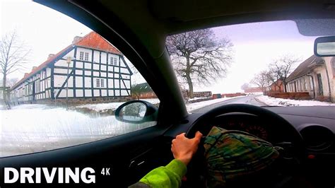Pov Driving Home 🇩🇰 Danish Countryside Driving Rainy Weather Driving
