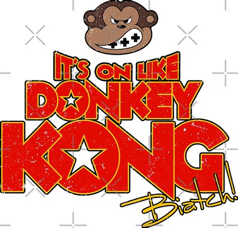 Its On Like Donkey Kong Stickers By R Evolution Gfx Redbubble
