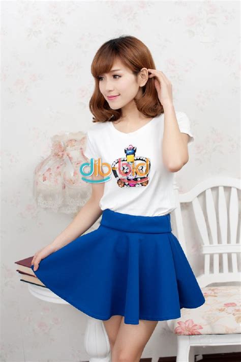 2013 candy color women casual sexy a line flared mini skirts circle short skirt ebay