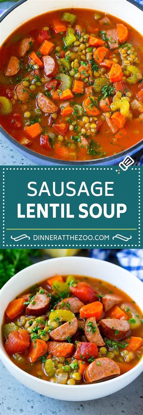 Though the number of carbs is lower in black lentils, it's more than you need for the keto diet. Lentil Soup Recipe | Sausage Lentil Soup #soup #lentils # ...