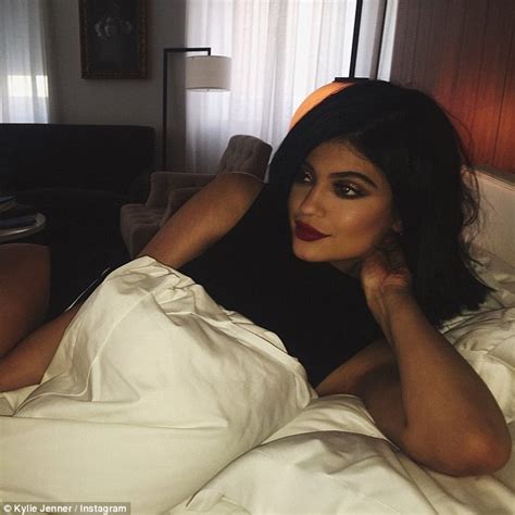 Kylie Jenner 17 Wears Provocative See Through Top At London Fashion Event Daily Mail Online