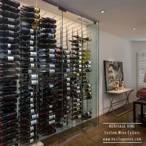 A Glass Enclosed Wine Wall Is The Perfect Addition For Any Space