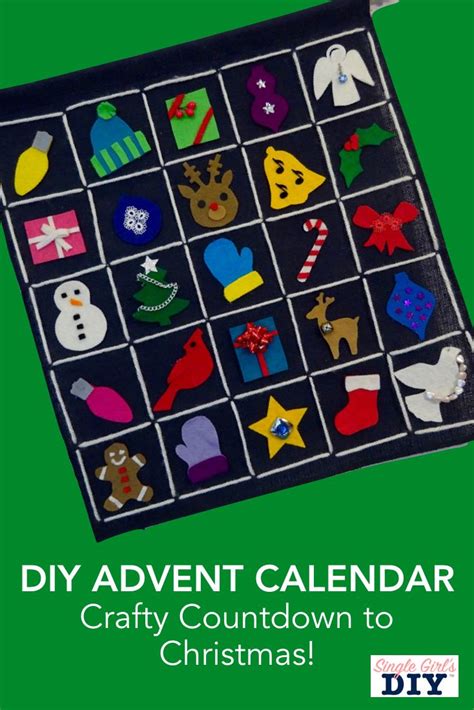 Fun Advent Calendar You Can Make Yourself Cool Advent Calendars Felt
